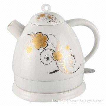 Ceramic Kettle with 0.8L Capacity and Stainless Steel Heating Element